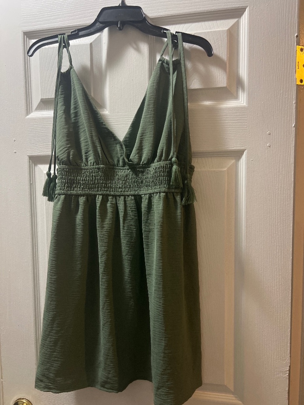 SageTank Dress w/tassles